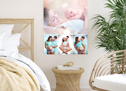 x4 Collage Portrait Canvas Print {R} (AOA0094)