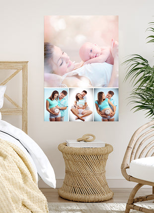 x4 Collage Portrait Canvas Print {R} (AOA0094)