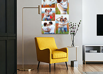x5 Collage Portrait Canvas Print {N} (AOA0077)
