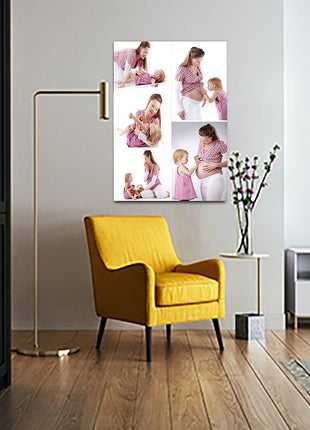x5 Collage Portrait Canvas Print {R} (AOA0077)
