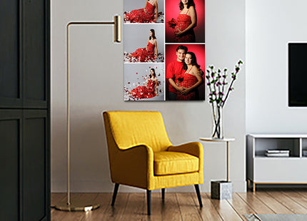 x5 Collage Portrait Canvas Print {R} (AOA0077)