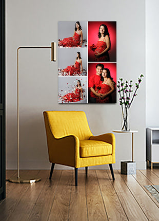 x5 Collage Portrait Canvas Print {R} (AOA0077)
