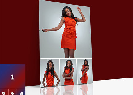 x4 Collage Portrait Canvas Print (AOA0094)