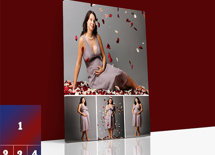x4 Collage Portrait Canvas Print (AOA0094)