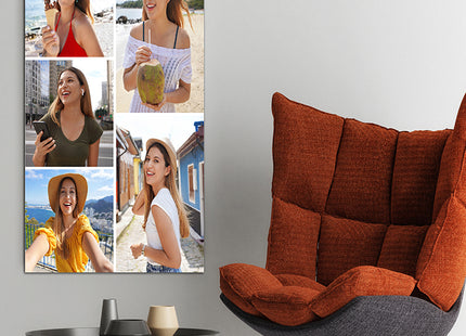 x5 Collage Portrait Canvas Print {R} (AOA0077)