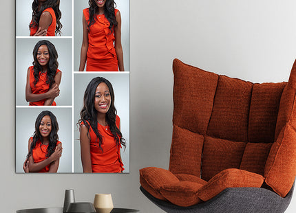 x5 Collage Portrait Canvas Print {R} (AOA0077)