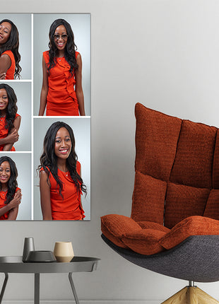 x5 Collage Portrait Canvas Print {R} (AOA0077)