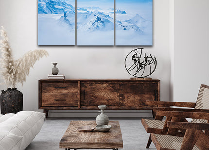 Stunning panoramic view snow mountain swiss skyline AOA13161 {3x}