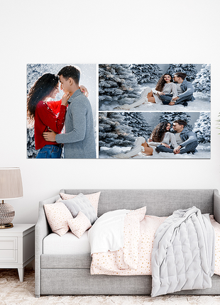 x3 Collage Panoramic Canvas Print {g} (AOAY0040)