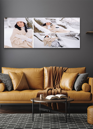 x3 Collage Panoramic Canvas Print {f} (AOAY0040)