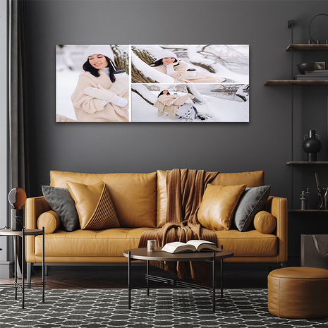 x3 Collage Panoramic Canvas Print {f} (AOAY0040)