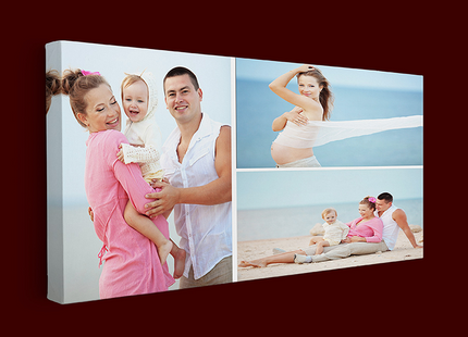 x3 Collage Panoramic Canvas Print {f} (AOAY0040)