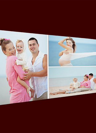 x3 Collage Panoramic Canvas Print {f} (AOAY0040)
