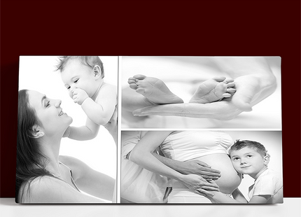 x3 Collage Panoramic Canvas Print {g} (AOAY0040)