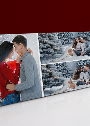x3 Collage Panoramic Canvas Print {f} (AOAY0040)