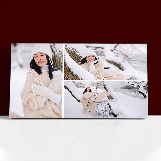 x3 Collage Panoramic Canvas Print {E} (AOAY0040)