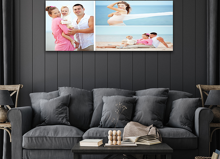 x3 Collage Panoramic Canvas Print {g} (AOAY0040)