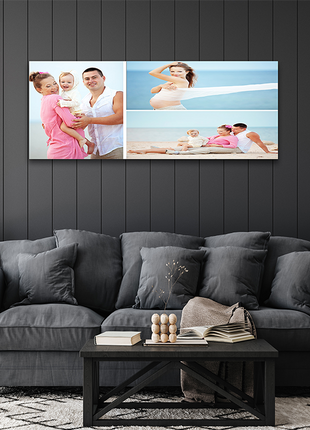 x3 Collage Panoramic Canvas Print {g} (AOAY0040)