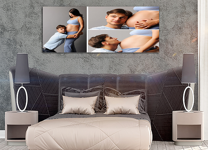 x3 Collage Panoramic Canvas Print {f} (AOAY0040)