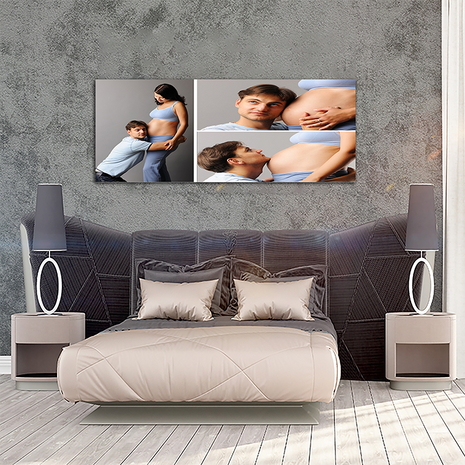 x3 Collage Panoramic Canvas Print {f} (AOAY0040)