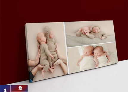 x3 Collage Panoramic Canvas Print (AOAY0040)