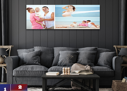 x3 Collage Panoramic Canvas Print (AOAY0040)