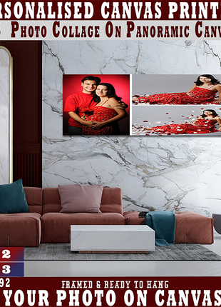 x3 Collage Panoramic Canvas Print (AOAY0040)