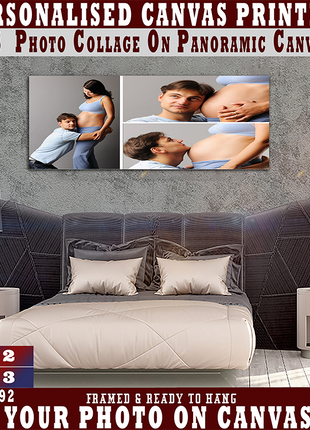 x3 Collage Panoramic Canvas Print (AOAY0040)