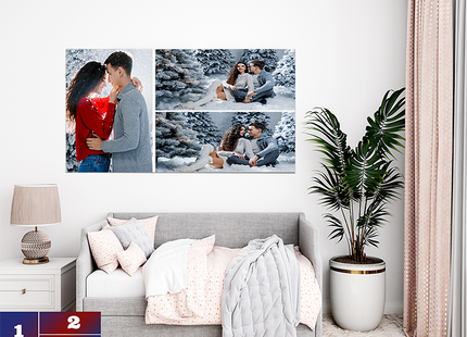 x3 Collage Panoramic Canvas Print (AOAY0040)
