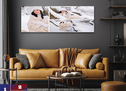 x3 Collage Panoramic Canvas Print (AOAY0040)