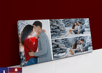 x3 Collage Panoramic Canvas Print (AOAY0040)
