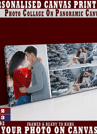 x3 Collage Panoramic Canvas Print (AOAY0040)