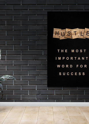 HUSTLE The only Controllable Pillar of Success. SCRABLE CUBE AOAY8074