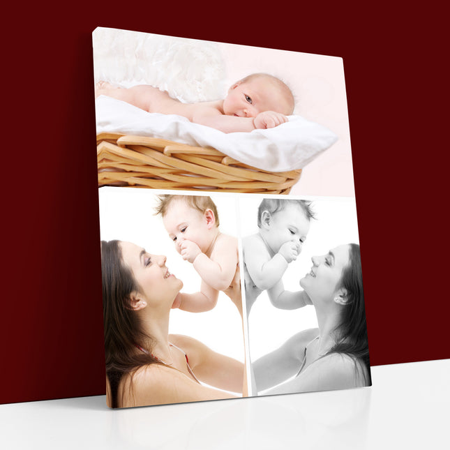 x3 Collage Portrait Canvas Print {m} (AOA0075)