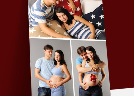 x3 Collage Portrait Canvas Print {r} (AOA0075)