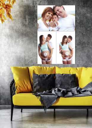 x3 Collage Portrait Canvas Print {n} (AOA0075)
