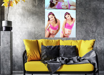 x3 Collage Portrait Canvas Print {r} (AOA0075)