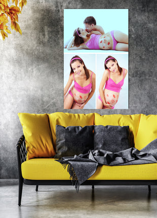 x3 Collage Portrait Canvas Print {r} (AOA0075)