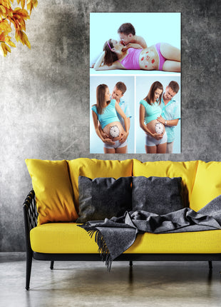 x3 Collage Portrait Canvas Print {m} (AOA0075)