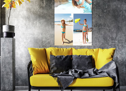 x3 Collage Portrait Canvas Print {n} (AOA0075)