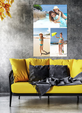 x3 Collage Portrait Canvas Print {n} (AOA0075)