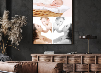 x3 Collage Portrait Canvas Print {r} (AOA0075)