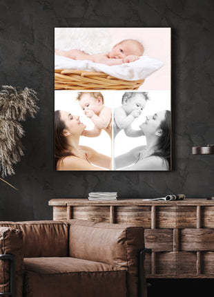 x3 Collage Portrait Canvas Print {r} (AOA0075)