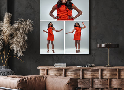 x3 Collage Portrait Canvas Print {n} (AOA0075)