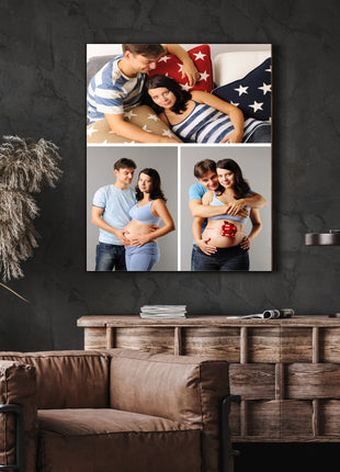 x3 Collage Portrait Canvas Print {m} (AOA0075)