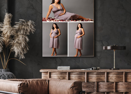 x3 Collage Portrait Canvas Print {n} (AOA0075)