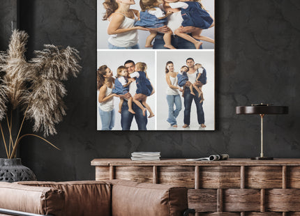 x3 Collage Portrait Canvas Print {r} (AOA0075)