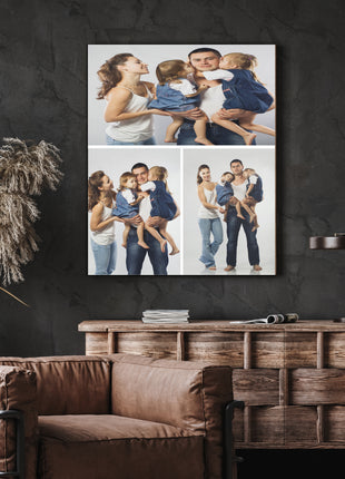 x3 Collage Portrait Canvas Print {r} (AOA0075)