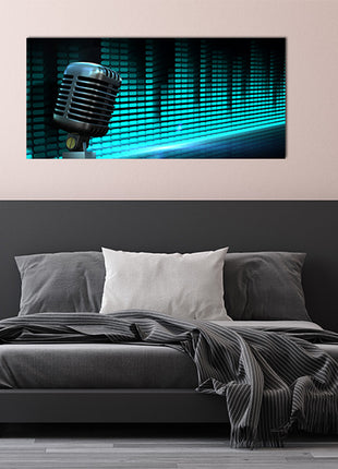 Retro Chrome Microphone AOAY2764