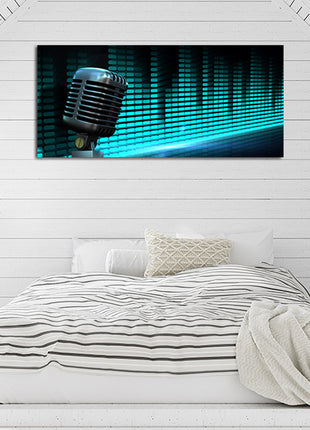 Retro Chrome Microphone AOAY2764